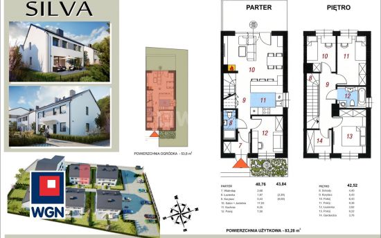 Dom na  sprzedaż Luzino - LUZINO - OSIEDLE SILVA- Twój dom pośród zieleni | ogród